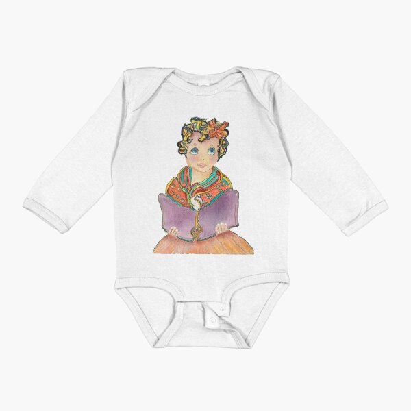Fairy Book Girl Long Sleeve Baby One-Piece