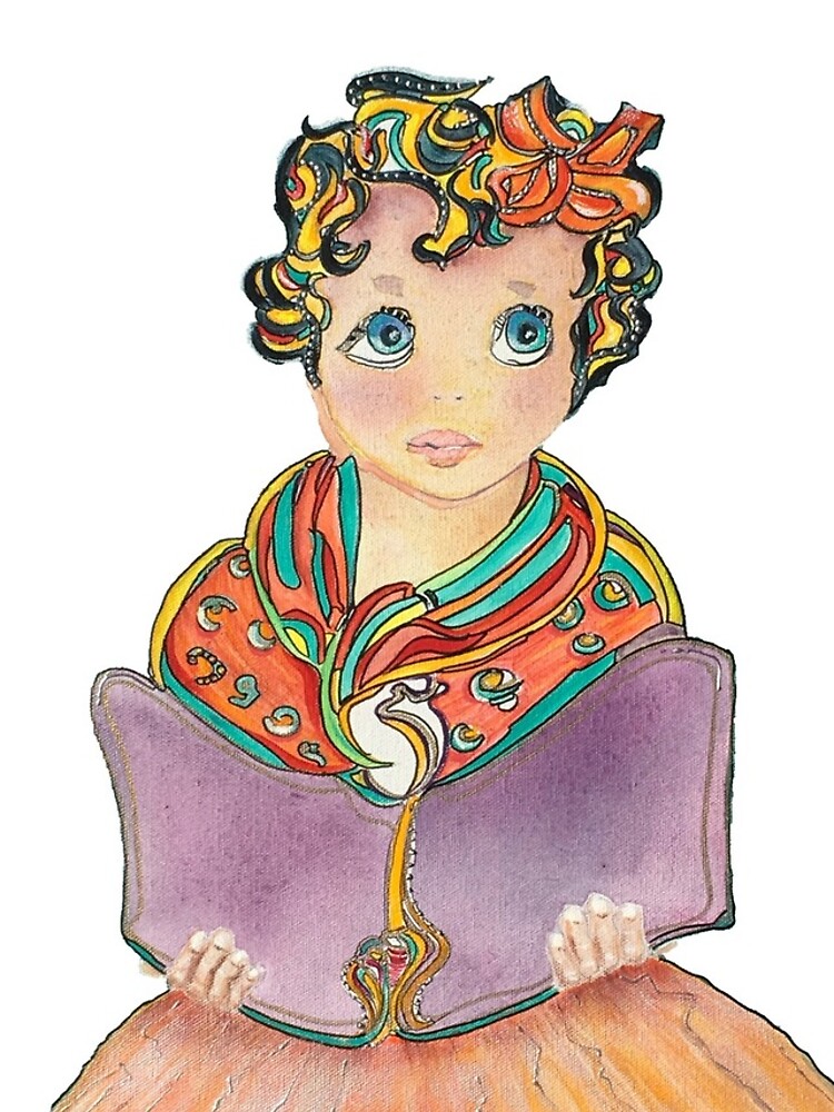 Fairy Book Girl by GalleryGiselle