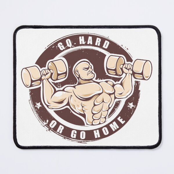 Item preview, Go Hard or Go Home Gym Male designed and sold by PurpleViking.