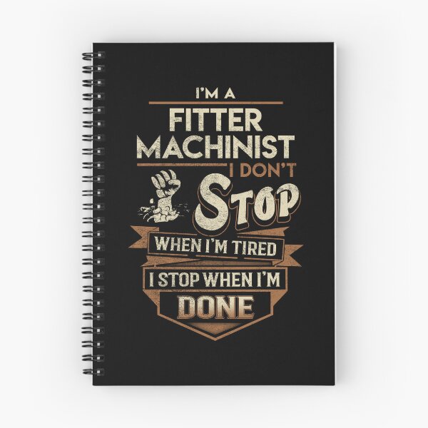 Item preview, Fitter Machinist T Shirt - I Stop When Done Job Gift Item Tee designed and sold by paneczkopat.