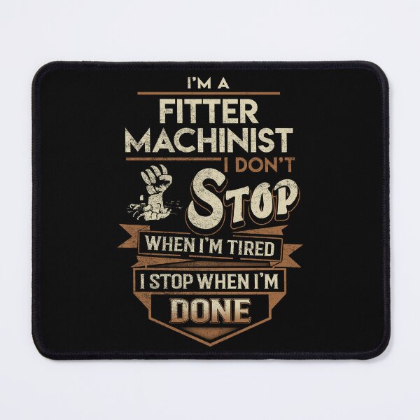 Item preview, Fitter Machinist T Shirt - I Stop When Done Job Gift Item Tee designed and sold by paneczkopat.