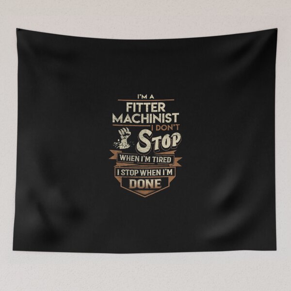 Item preview, Fitter Machinist T Shirt - I Stop When Done Job Gift Item Tee designed and sold by paneczkopat.