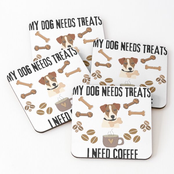 Item preview, My Dog Needs a Bone I Need Coffee-Coffee and Dog Lover designed and sold by BronikowskiART.