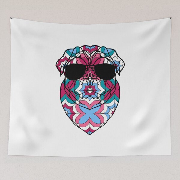 Item preview, Cute Pug Artwork designed and sold by momofdoggos.