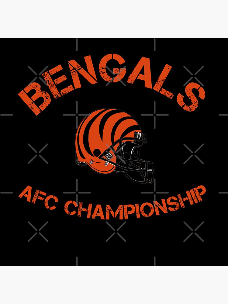 Available] Cincinnati Bengals AFC 2022 Championship Custom Hat Cap