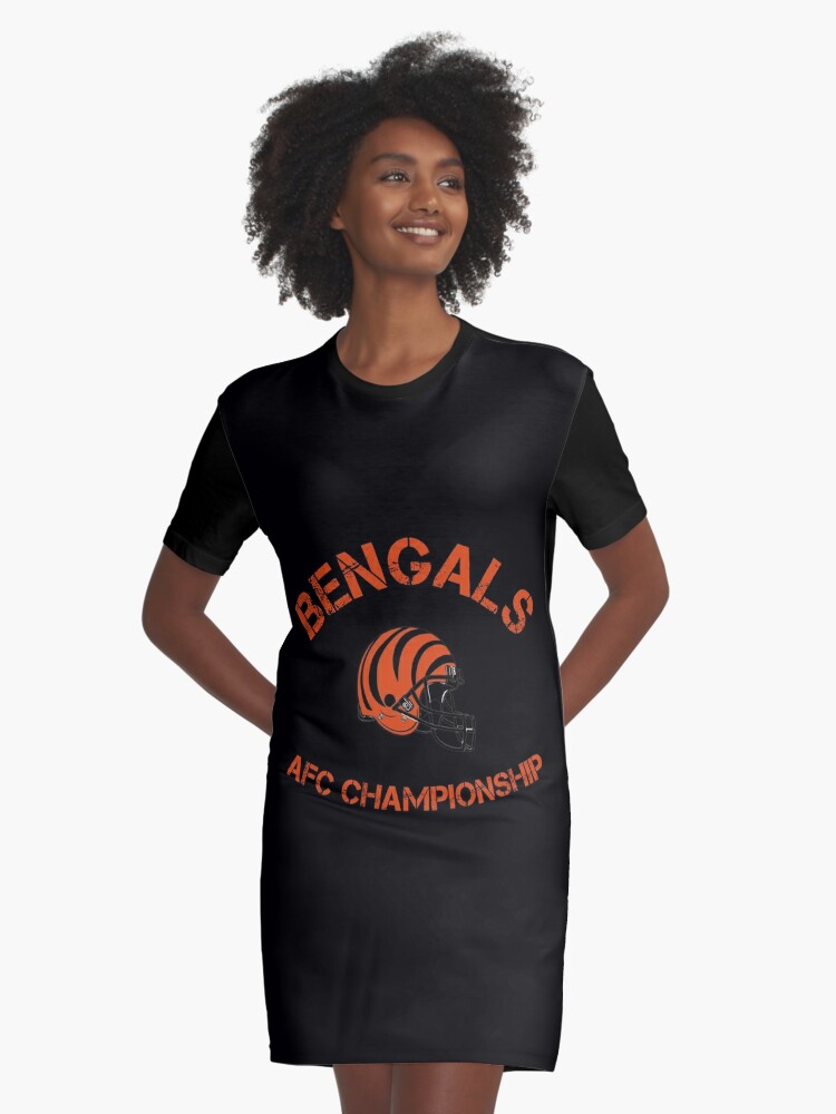 Cincinnati Bengals AFC Championship Champions 2021 Black T-Shirt