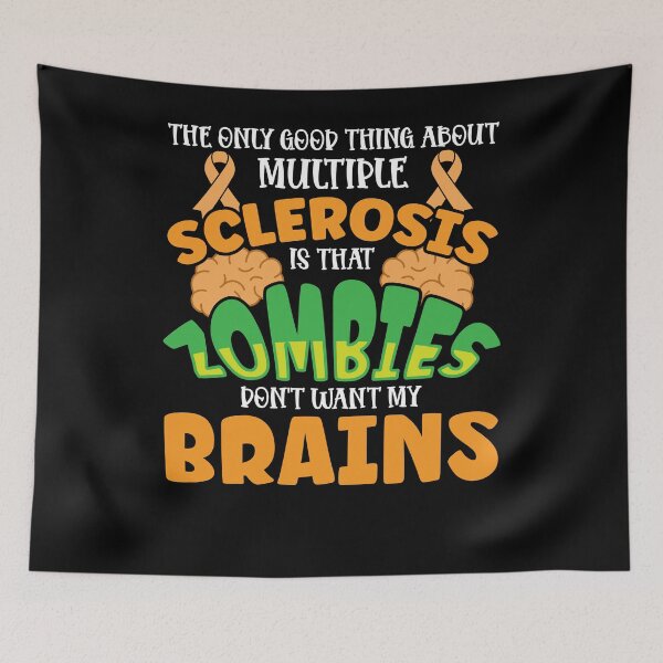 Item preview, The Only Good Thing About Multiple Sclerosis Funny MS Zombie designed and sold by Dressed For  Duty.