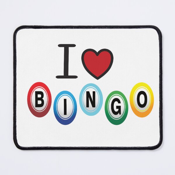 Item preview, I Heart Bingo. I Love Bingo. Bingo Addict. designed and sold by luvmhykdesigns.