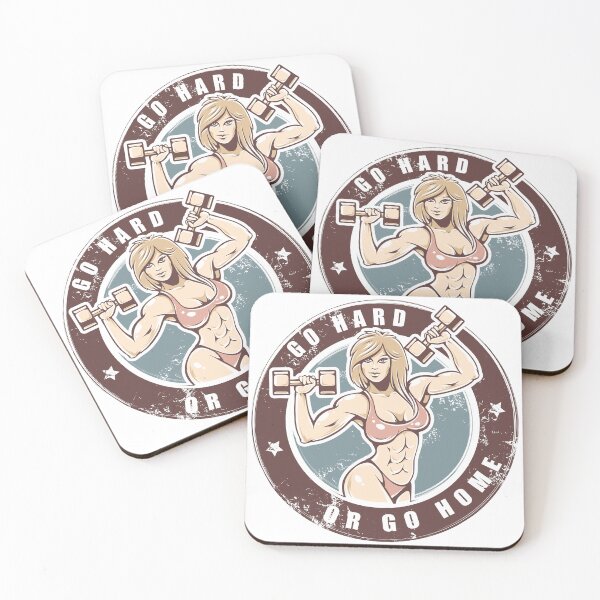 Item preview, Go Hard or Go Home Gym Female designed and sold by PurpleViking.