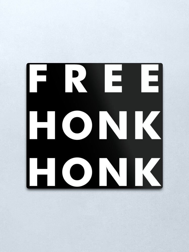 Alternate view of FREE HONK HONK Metal Print