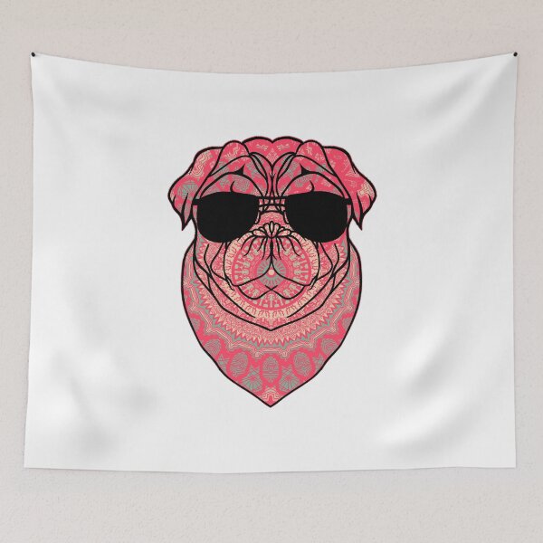 Item preview, Cute Pug Artwork designed and sold by momofdoggos.