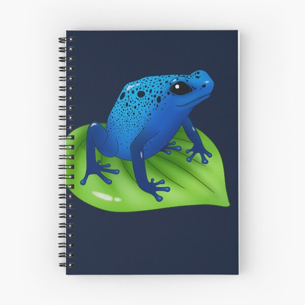 Item preview, Blue Poison Dart Frog on a Leaf designed and sold by anacecilia.