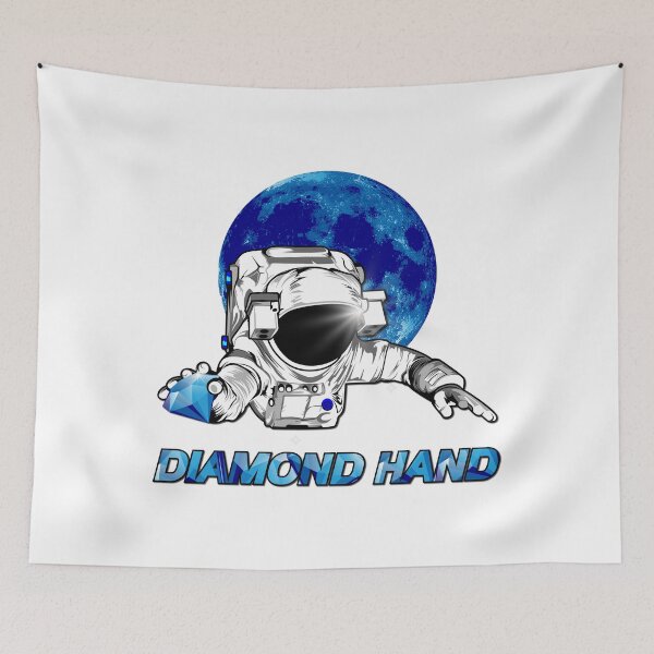 Item preview, Diamond hand, Bitcoin, Amc crypto, To the moon designed and sold by Lekrock.