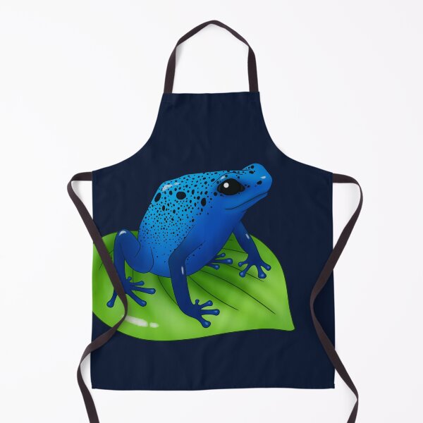 Item preview, Blue Poison Dart Frog on a Leaf designed and sold by anacecilia.