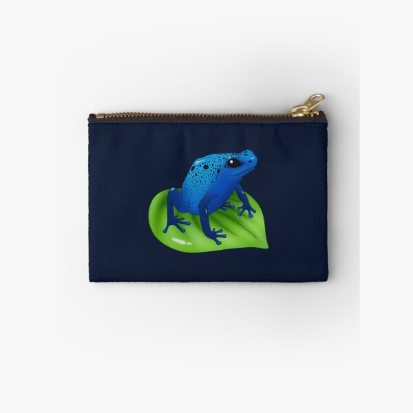 Item preview, Blue Poison Dart Frog on a Leaf designed and sold by anacecilia.