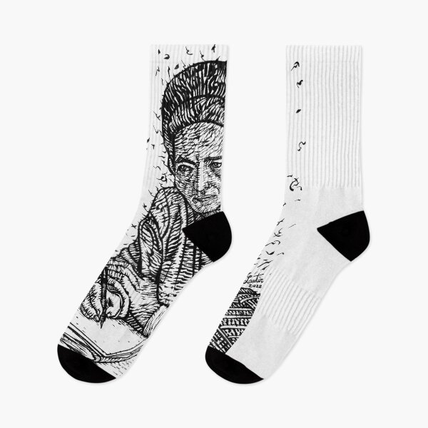 Item preview, SIMONE DE BEAUVOIR ink portrait .1 designed and sold by lautir.