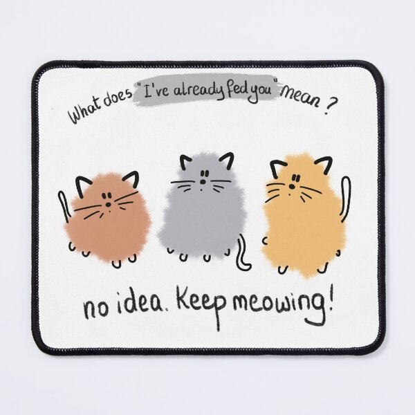 Item preview, Keep meowing designed and sold by Scrapsofmara.