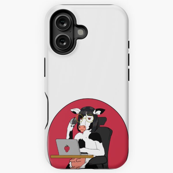 Vista previa del artículo con la obra «estudiando vaca», diseñado y vendido por kirbybabushka.