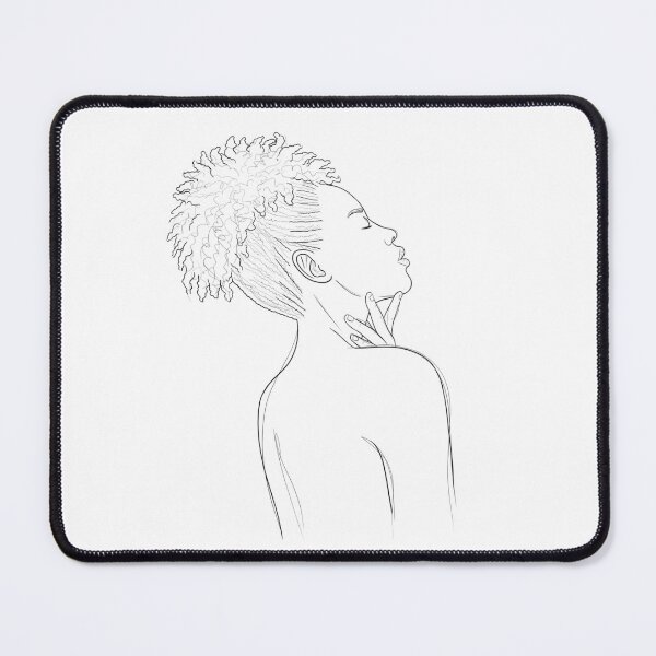 Item preview, Black Woman Line Art designed and sold by anaflorapdc.