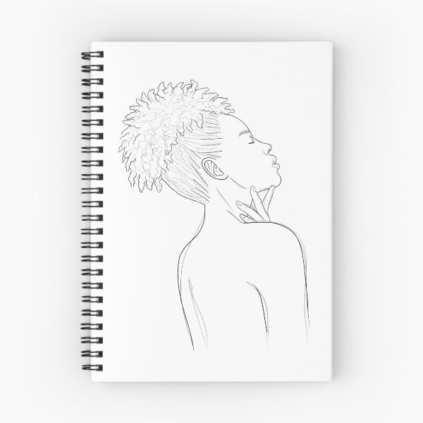 Item preview, Black Woman Line Art designed and sold by anaflorapdc.