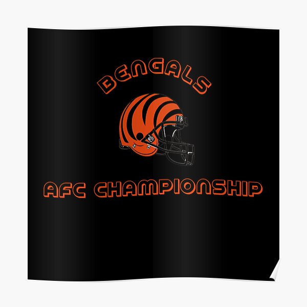 Bengals afc championship' Poster for Sale by DaHYInspire