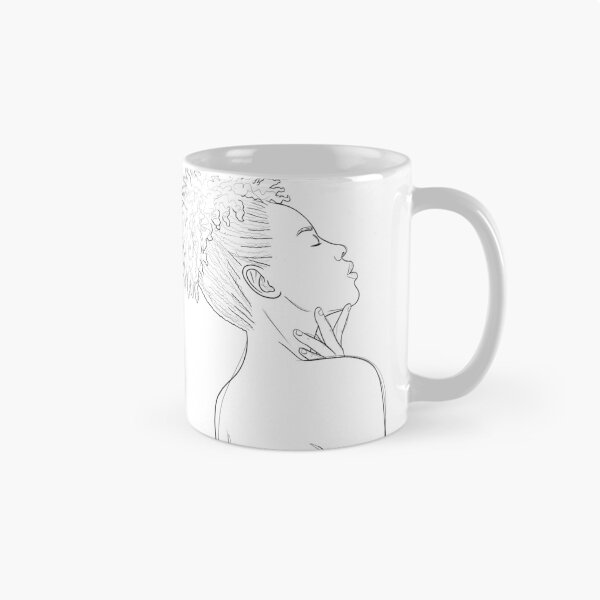 Item preview, Black Woman Line Art designed and sold by anaflorapdc.