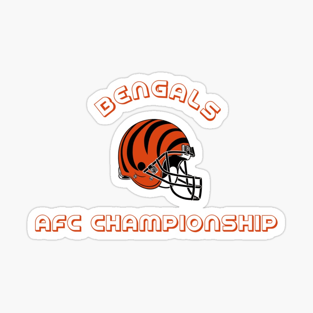 Bengals afc championship Poster for Sale by DaHYInspire