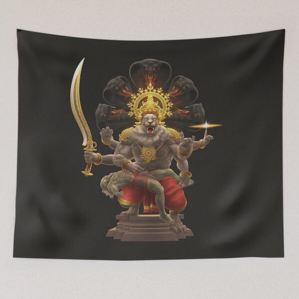 Item preview, Narasingha (clear background) designed and sold by Keshava Art.