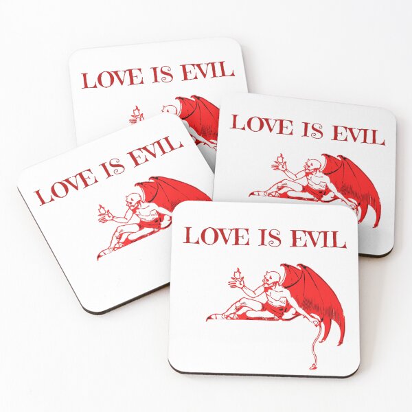 Item preview, Love is evil  designed and sold by authenticwords.