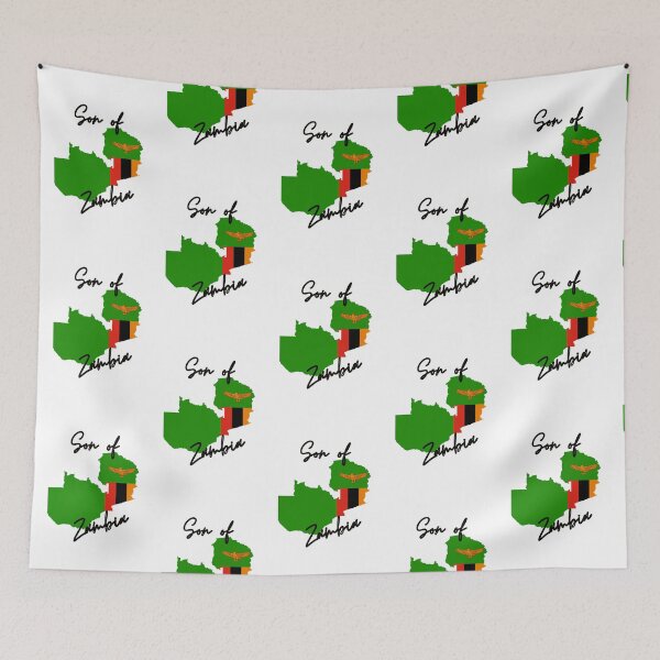 Item preview, Son of Zambia Map Flag designed and sold by NovawayDirect.
