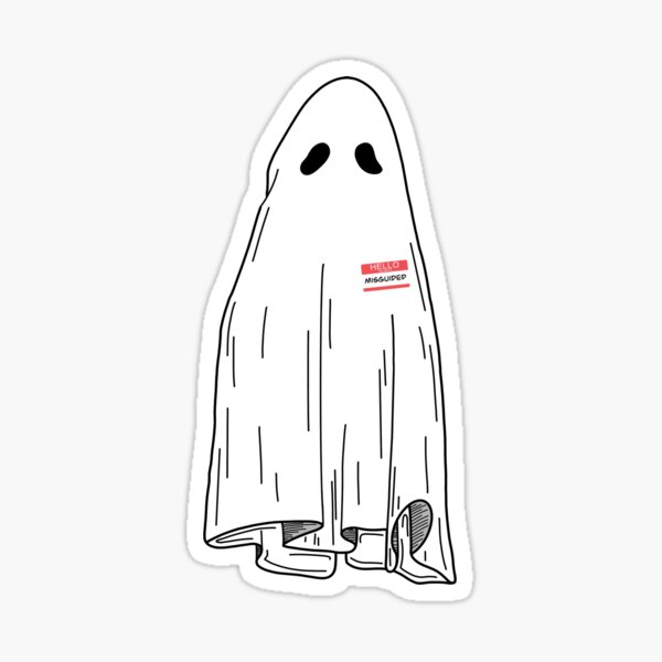 Misguided Ghost Sticker