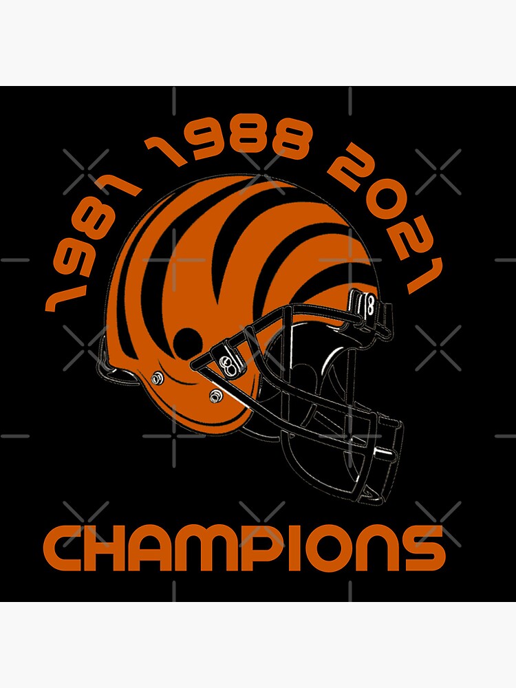 Bengals afc championship Poster for Sale by DaHYInspire