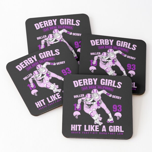 Item preview, Derby Girls - Hit Like A Girl designed and sold by BKNation.
