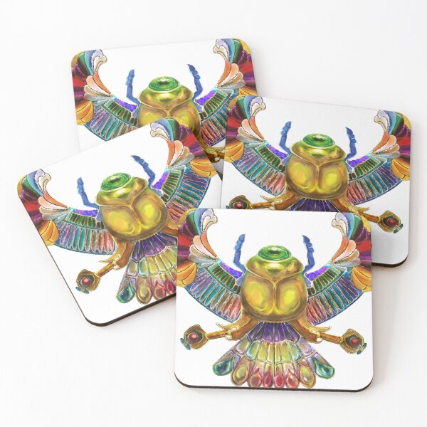 Item preview, Khepri (Yellow) Scarab Beetle designed and sold by Gray Alien Art.