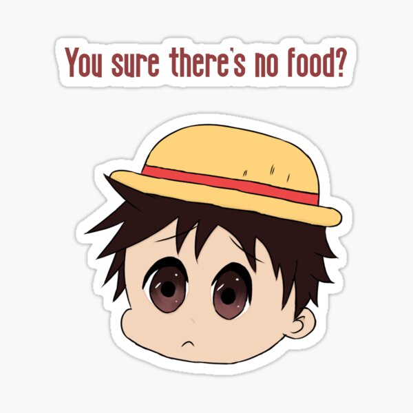 Monkey D Luffy Chibi 2 Sticker By Toughcookie98 Redbubble