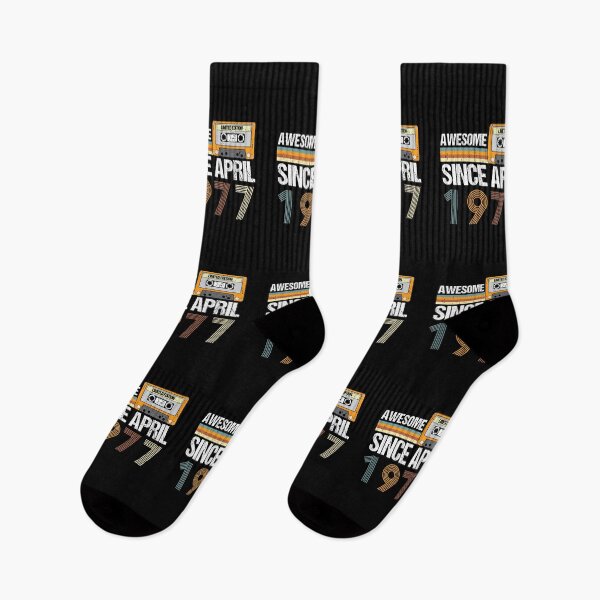 Item preview, 45th Birthday Gift: Awesome Since April 1977, Retro 1977 April Birthday designed and sold by AMINE  ★★★★★.