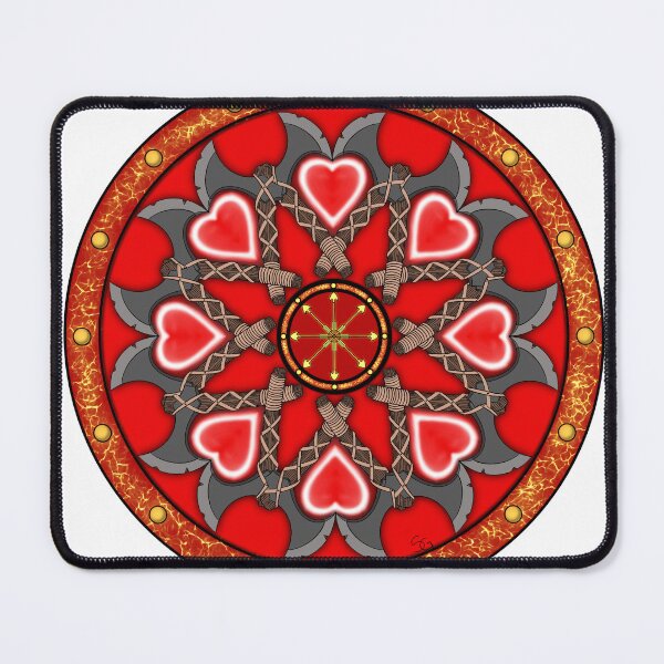 Item preview, Axe and Heart Shield designed and sold by Longhausart.