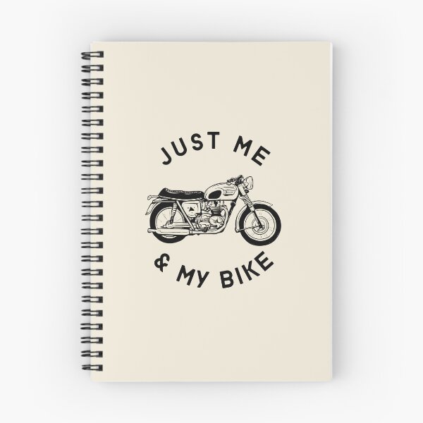Item preview, Biker Stuff - Just Me and My Bike - Cool Black and White Biker's  designed and sold by JoyTop.