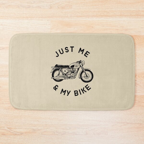 Item preview, Biker Stuff - Just Me and My Bike - Cool Black and White Biker's  designed and sold by JoyTop.