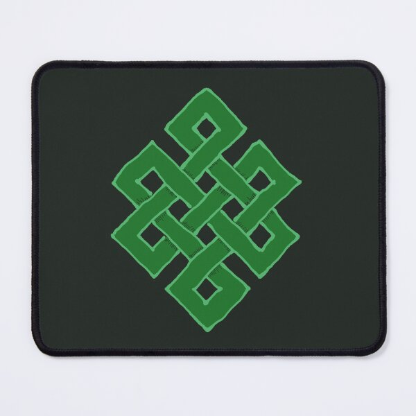 Item preview, Green Eternity Knot designed and sold by LochNestFarm.