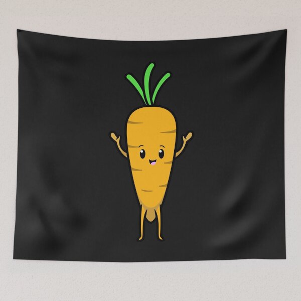 Item preview, Happy Kawaii Carrot designed and sold by ProtonProject.
