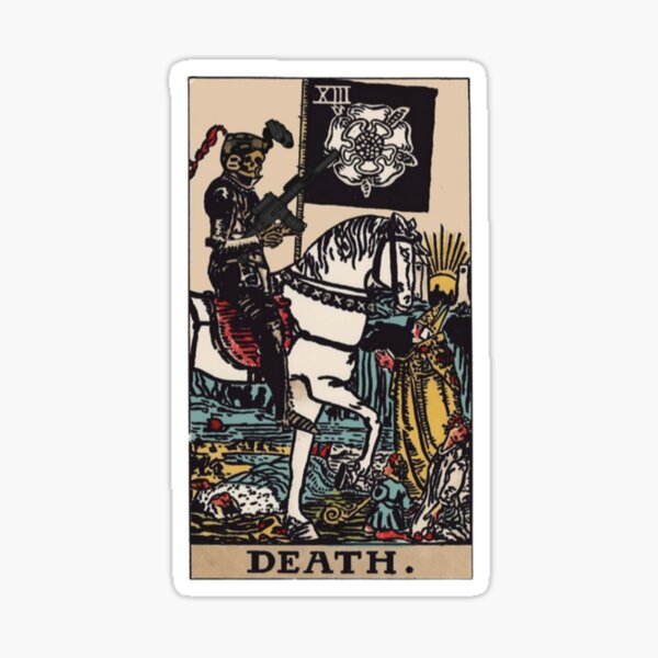 FOG - DEATH TAROT  Sticker