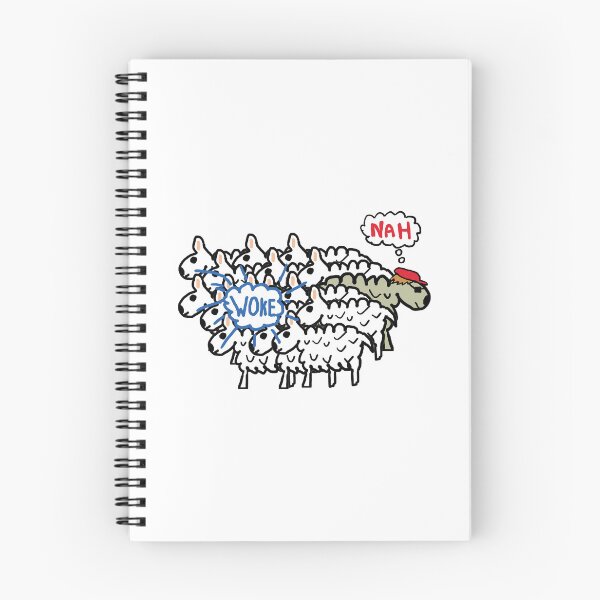 Item preview, Funny Anti Woke Sheep designed and sold by Mark-Ewbie.