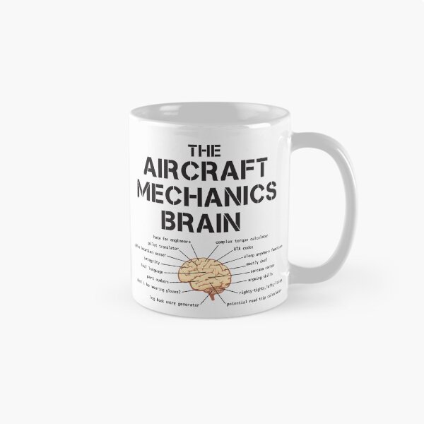 Item preview, Funny Aircraft Mechanics Brain Anatomy designed and sold by woodesigner.