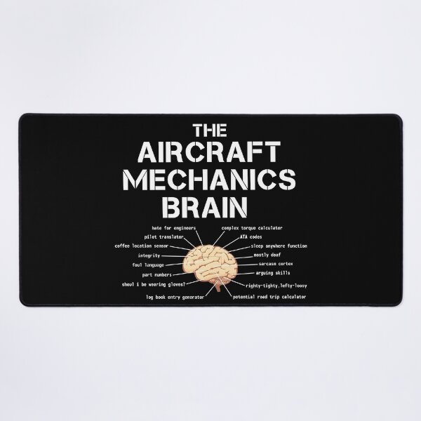 Item preview, Funny Aircraft Mechanics Brain Anatomy designed and sold by woodesigner.