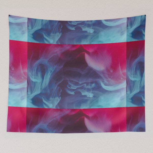Item preview, Pink & Blue Smoke Clouds designed and sold by newburyboutique.