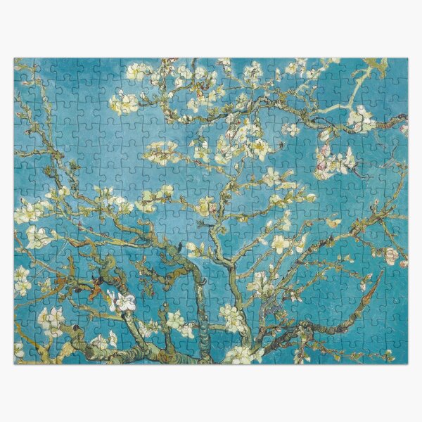 Vista previa del artículo con la obra «Rompecabezas de Van Gogh: Almendro en flor (1890)», diseñado y vendido por superbling.