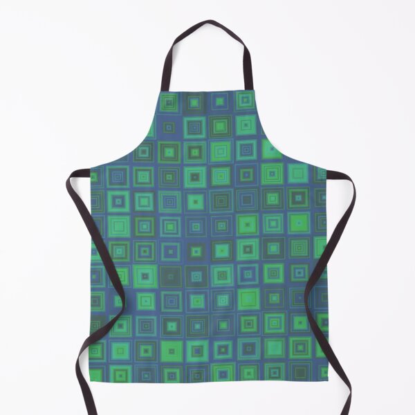 Item preview, Green Abstract Square Pattern designed and sold by parazitgoodz.