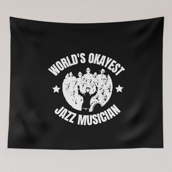 Item preview, World's Okayest Jazz Musician For Jazz Players And Music Lovers - Jazz Musician designed and sold by Funwithmusic.