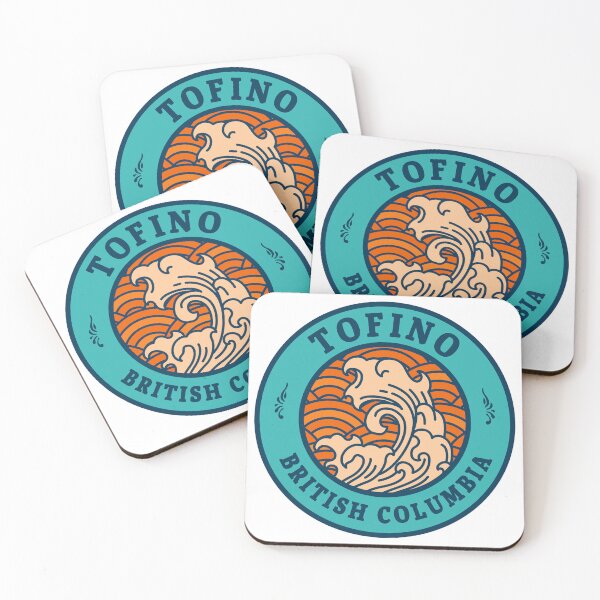 Item preview, Tofino Waves Retro Badge designed and sold by modeoftravel.